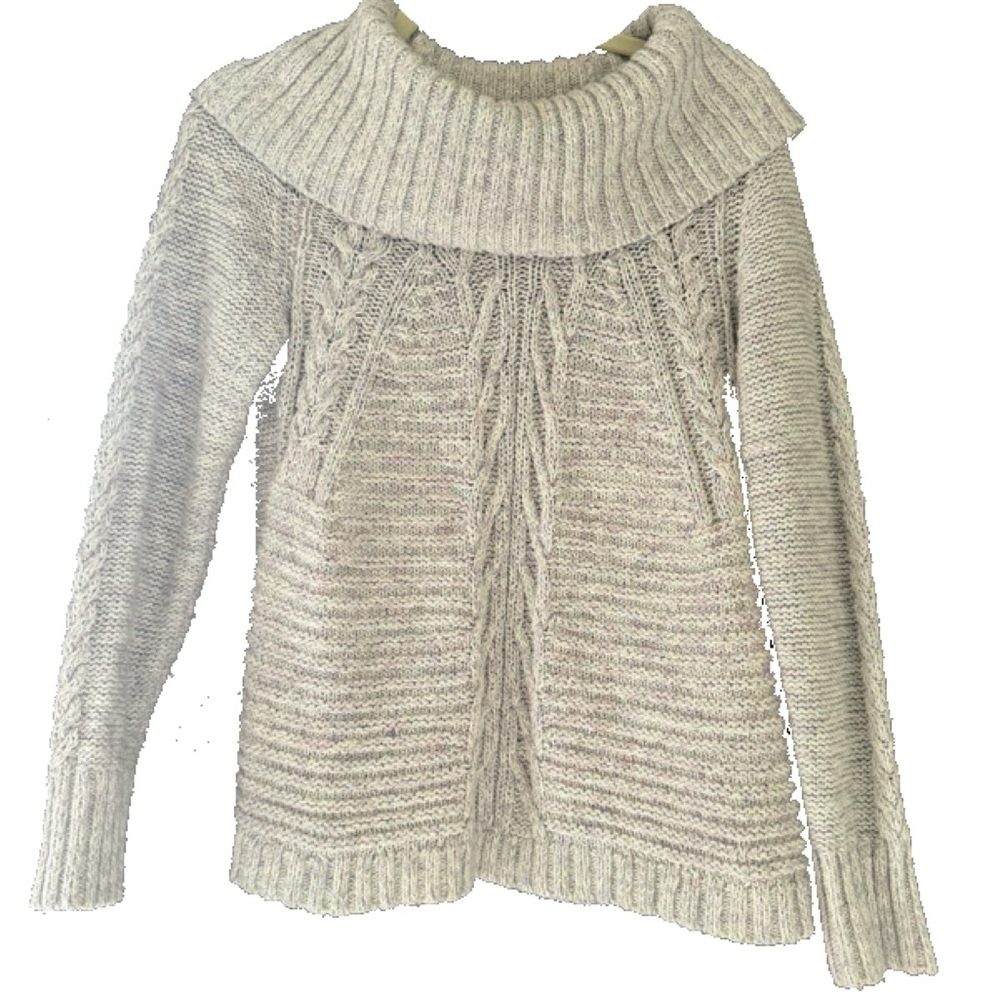 New York and Co. white/cream cowl neck sweater. Size S